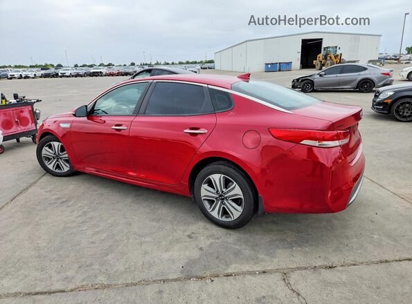 KNAGU4LE4J5022697 2018 KIA OPTIMA Red Задня ліва чверть