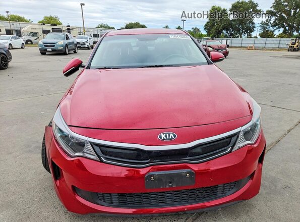 KNAGU4LE4J5022697 2018 KIA OPTIMA Red Вид спереду
