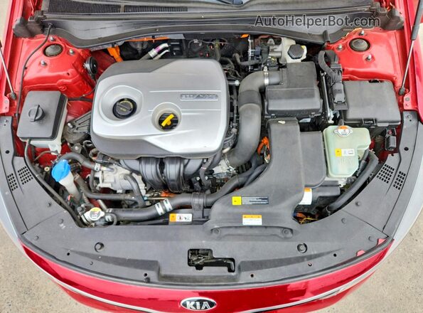 KNAGU4LE4J5022697 2018 KIA OPTIMA Red Вид задньої частини салону