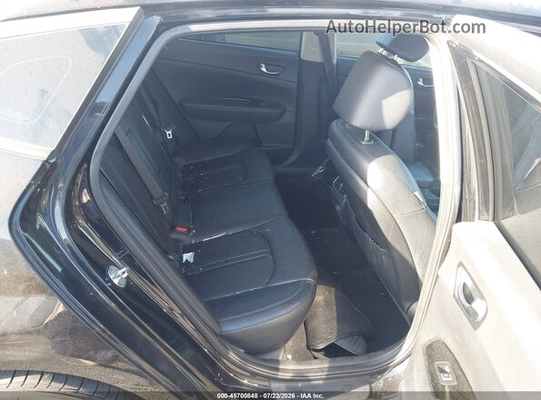 KNAGU4LE5H5012433 2017 KIA OPTIMA HYBRID Black Vista de la etiqueta del VIN