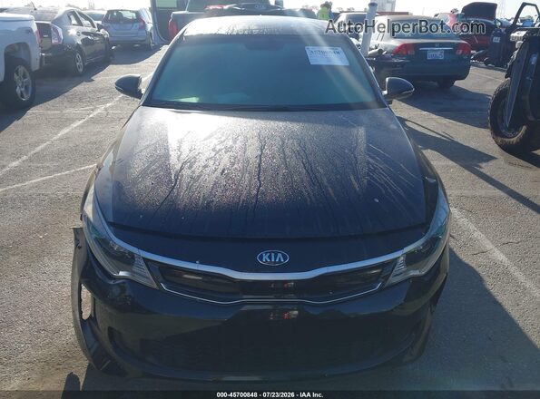 KNAGU4LE5H5012433 2017 KIA OPTIMA HYBRID Black Vista del cuadro de instrumentos