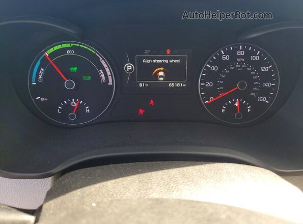 KNAGU4LE5H5012769 2017 KIA OPTIMA Black Instrument cluster view