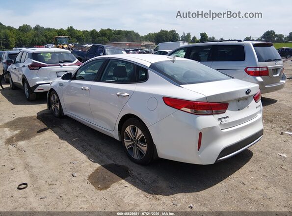 KNAGU4LE6H5018161 2017 KIA OPTIMA HYBRID White Trasero izquierdo