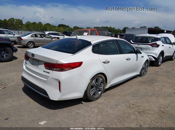 KNAGU4LE6H5018161 2017 KIA OPTIMA HYBRID White Trasero derecho