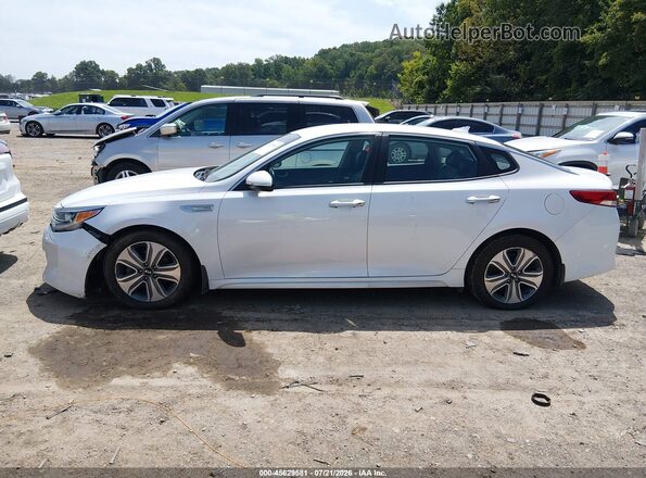 KNAGU4LE6H5018161 2017 KIA OPTIMA HYBRID White Vista interior de 360 grados