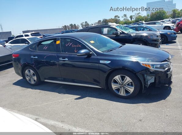 KNAGU4LE7H5017472 2017 KIA OPTIMA HYBRID Dark Blue Սալոնի հետևի տեսք