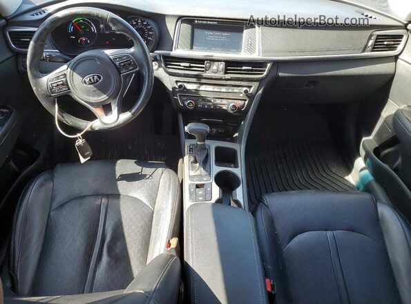 KNAGU4LE7H5017844 2017 KIA OPTIMA Black Widok deski rozdzielczej