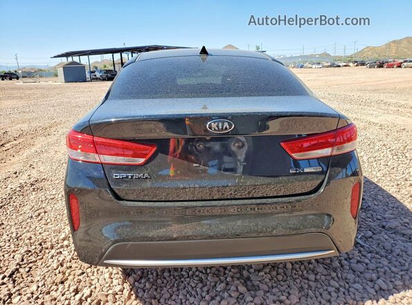 KNAGU4LE7H5017844 2017 KIA OPTIMA Black Widok z tyłu