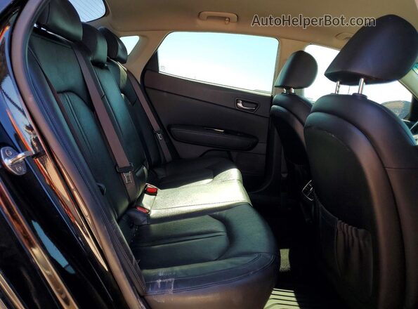 KNAGU4LE7H5017844 2017 KIA OPTIMA Black Widok tylnych siedzeń