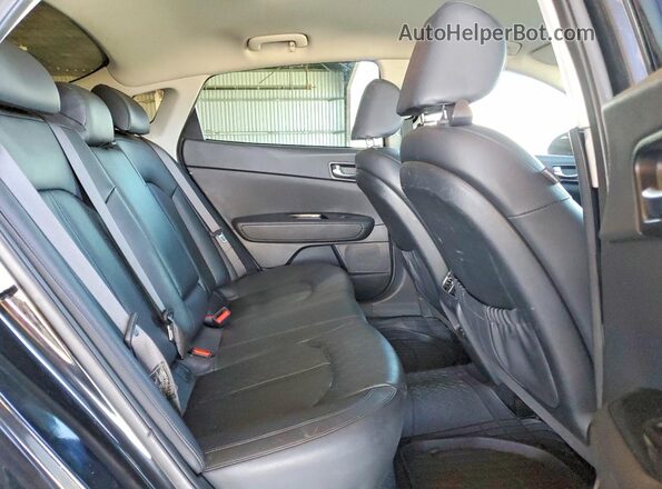 KNAGU4LE9H5016632 2017 KIA OPTIMA Black Rear seats view