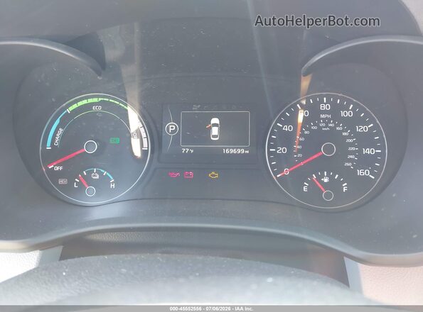 KNAGV4LD3H5007400 2017 KIA OPTIMA PLUG-IN HYBRID White უკანა სავარძლების ხედი