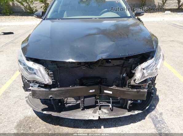 KNAGV4LD3H5009471 2017 KIA OPTIMA PLUG-IN HYBRID Black Դիմացի տեսք