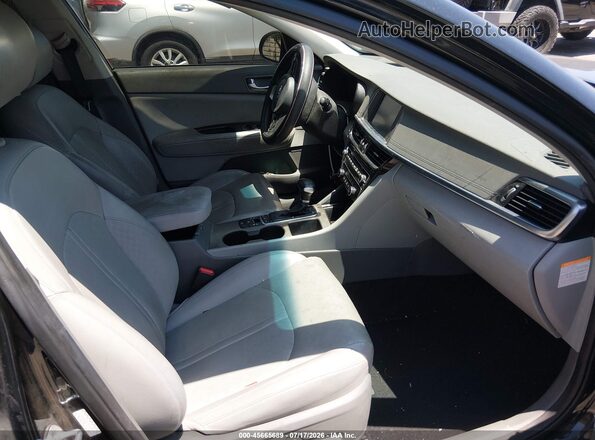 KNAGV4LD3H5009471 2017 KIA OPTIMA PLUG-IN HYBRID Black Սալոնի դիմացի տեսք