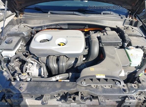 KNAGV4LD8K5032087 2019 KIA OPTIMA PLUG-IN HYBRID Black უკანა ხედი