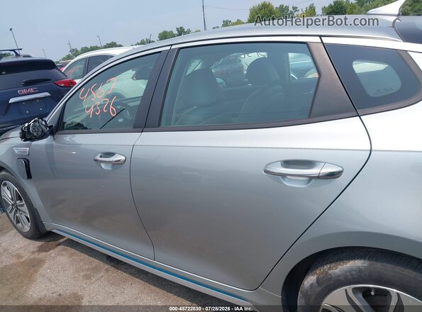 KNAGV4LDXH5007345 2017 KIA OPTIMA PLUG-IN HYBRID Silver Սալոնի 360 աստիճան տեսք