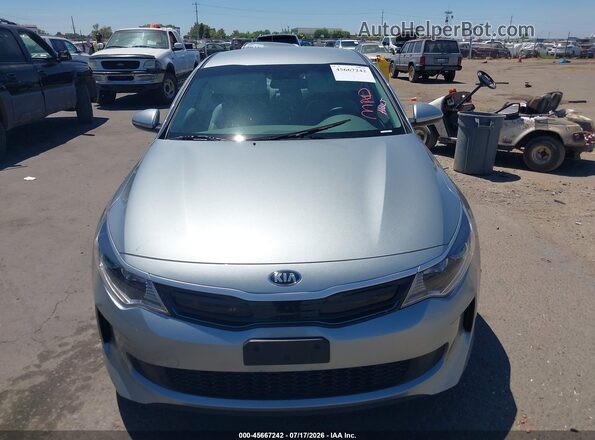 KNAGV4LDXH5012903 2017 KIA OPTIMA PLUG-IN HYBRID Silver ხელსაწყოთა პანელის ხედი