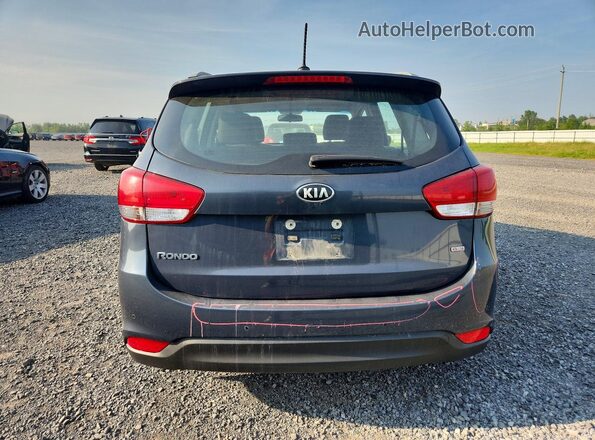 KNAHT8A34G7160771 2016 KIA RONDO Blue Widok z tyłu
