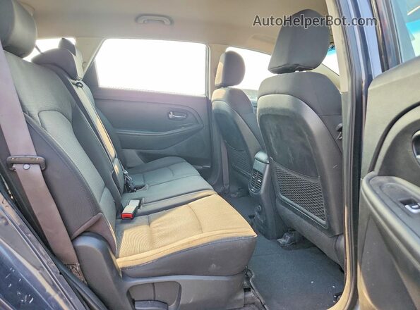 KNAHT8A34G7160771 2016 KIA RONDO Blue Widok tylnych siedzeń