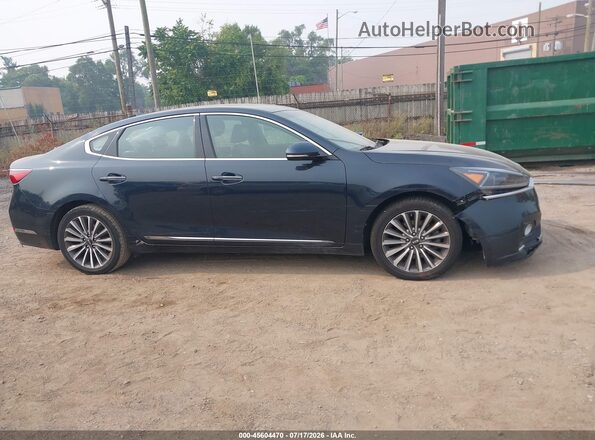 KNALB4J12H5052117 2017 KIA CADENZA Blue Rear interior view
