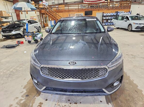 KNALC4J11H5065888 2017 KIA CADENZA Gray Դիմացի տեսք