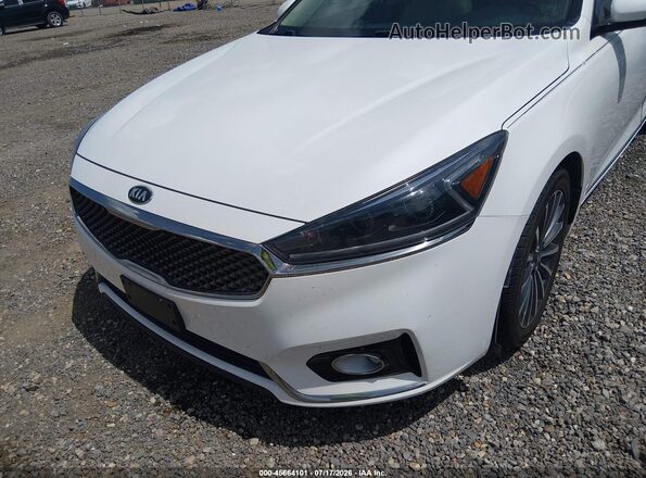 KNALC4J11J5123858 2018 KIA CADENZA White წინა ხედი