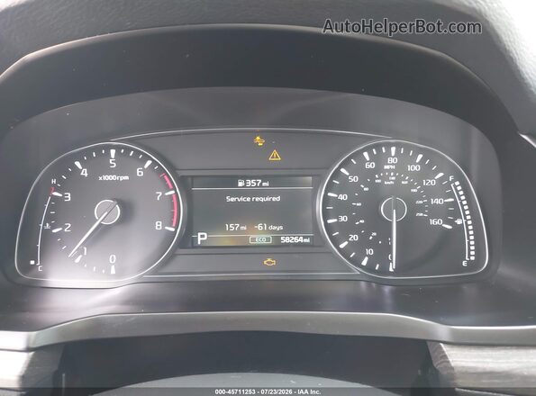 KNALC4J11L5230220 2020 KIA CADENZA White Вид задніх сидінь