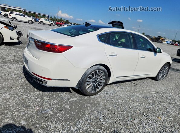 KNALC4J12H5083557 2017 KIA CADENZA White Trasero derecho