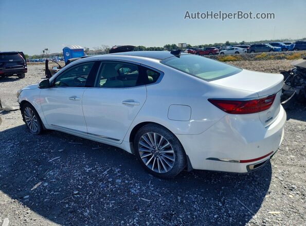 KNALC4J12H5083557 2017 KIA CADENZA White Trasero izquierdo