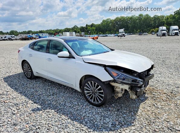 KNALC4J12H5093859 2017 KIA CADENZA White Передня права чверть