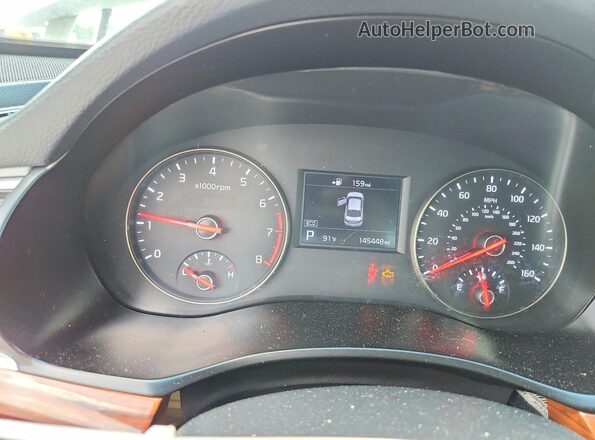 KNALC4J12H5093859 2017 KIA CADENZA White Вид щитка приладів