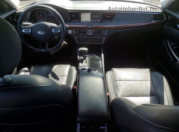 KNALC4J12K5153579 2019 KIA CADENZA Black Вид панелі приладів