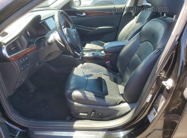 KNALC4J12K5153579 2019 KIA CADENZA Black Вид салону спереду