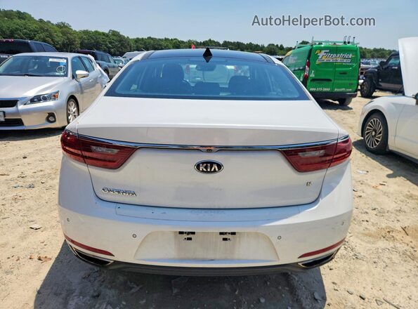 KNALC4J13H5072454 2017 KIA CADENZA White Հետևի տեսք
