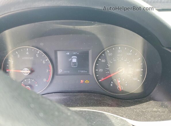 KNALC4J13H5090792 2017 KIA CADENZA Black Instrument cluster view