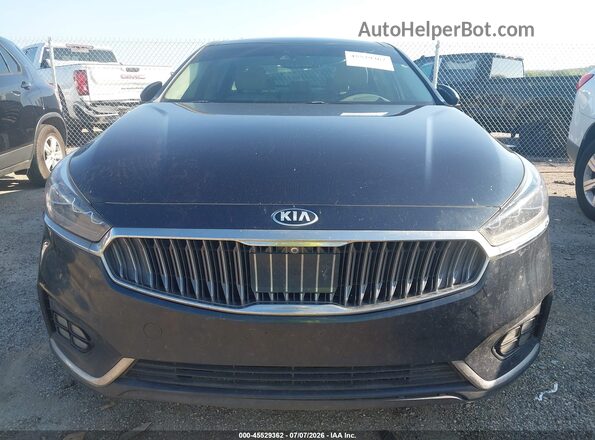 KNALC4J13J5097263 2018 KIA CADENZA Black Front view