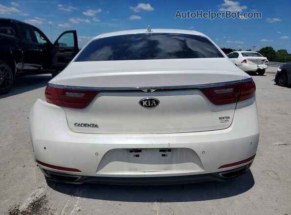 KNALC4J14H5072818 2017 KIA CADENZA White Widok z tyłu