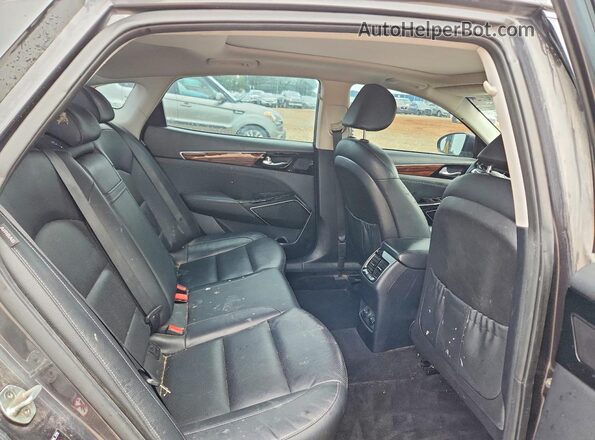 KNALC4J14H5085584 2017 KIA CADENZA Gray Հետևի նստատեղերի տեսք