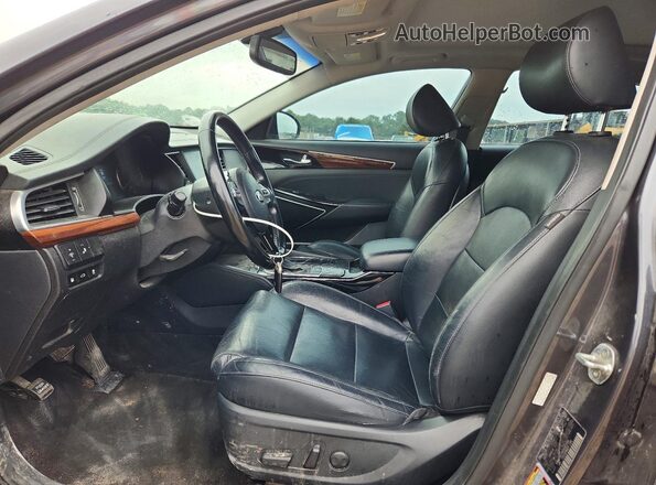 KNALC4J14H5085584 2017 KIA CADENZA Gray Սալոնի դիմացի տեսք