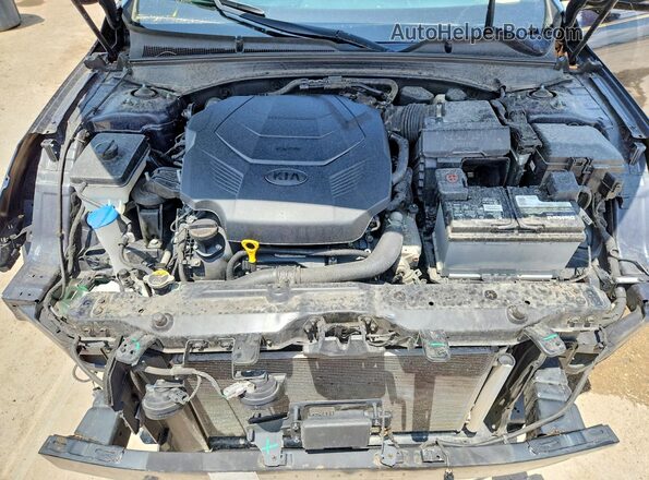 KNALC4J15H5072035 2017 KIA CADENZA Blue Սալոնի հետևի տեսք