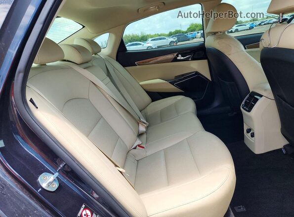 KNALC4J15H5072035 2017 KIA CADENZA Blue Հետևի նստատեղերի տեսք