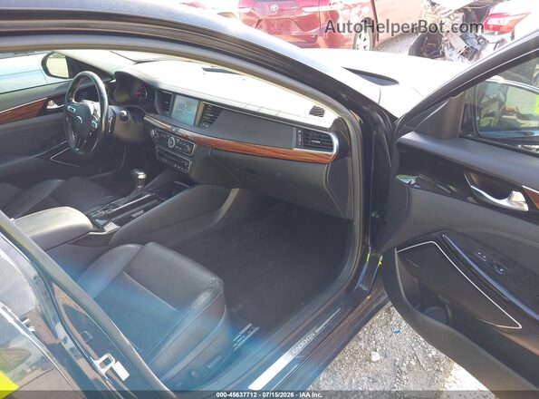 KNALC4J15J5104455 2018 KIA CADENZA Black Vista interior delantera