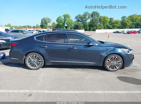 KNALC4J18H5060414 2017 KIA CADENZA Green უკანა სალონის ხედი