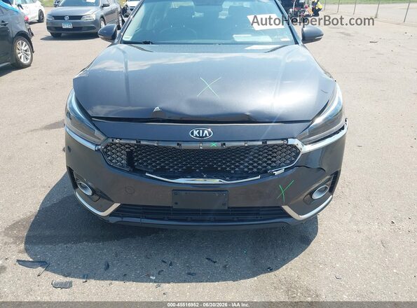 KNALC4J19H5055934 2017 KIA CADENZA Gray წინა ხედი