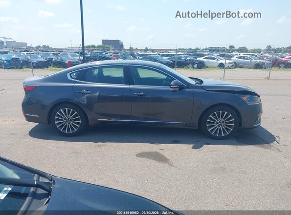 KNALC4J19H5055934 2017 KIA CADENZA Gray უკანა სალონის ხედი
