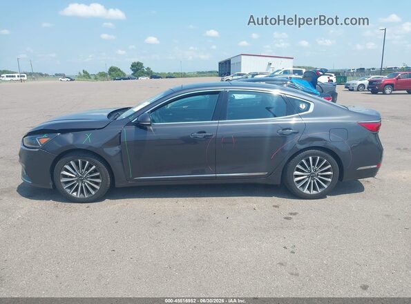 KNALC4J19H5055934 2017 KIA CADENZA Gray სალონის 360-გრადუსიანი ხედი