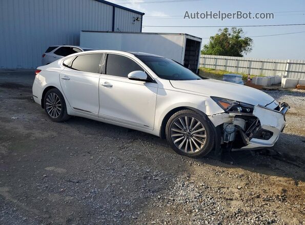 KNALC4J19H5072779 2017 KIA CADENZA Белый Передняя правая четверть