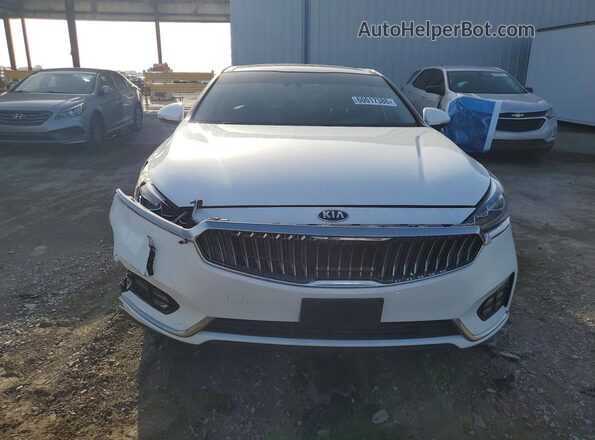 KNALC4J19H5072779 2017 KIA CADENZA Белый Вид спереди