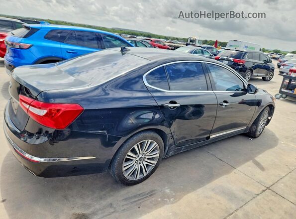 KNALN4D71G5221663 2016 KIA CADENZA Черный Задняя правая четверть