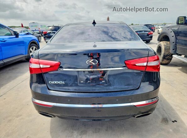 KNALN4D71G5221663 2016 KIA CADENZA Черный Вид сзади