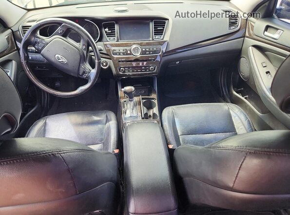 KNALN4D71G5221663 2016 KIA CADENZA Черный Вид панели приборов